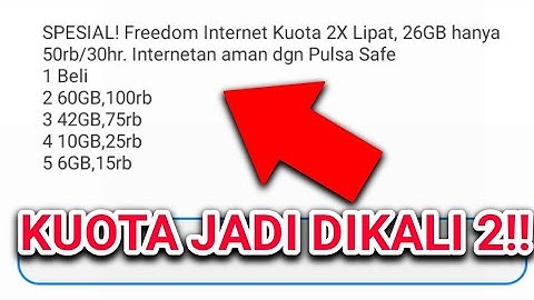 Apa itu kuota zona di indosat