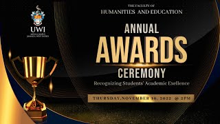 Faculty of Humanities and Education Annual Awards Ceremony- November 10, 2022