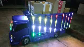 RC Truk oleng mobil Truk mainan dengan suara mesin dan klakson telolet