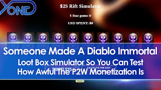 Diablo Immortal's exploitative monetization and loot systems are