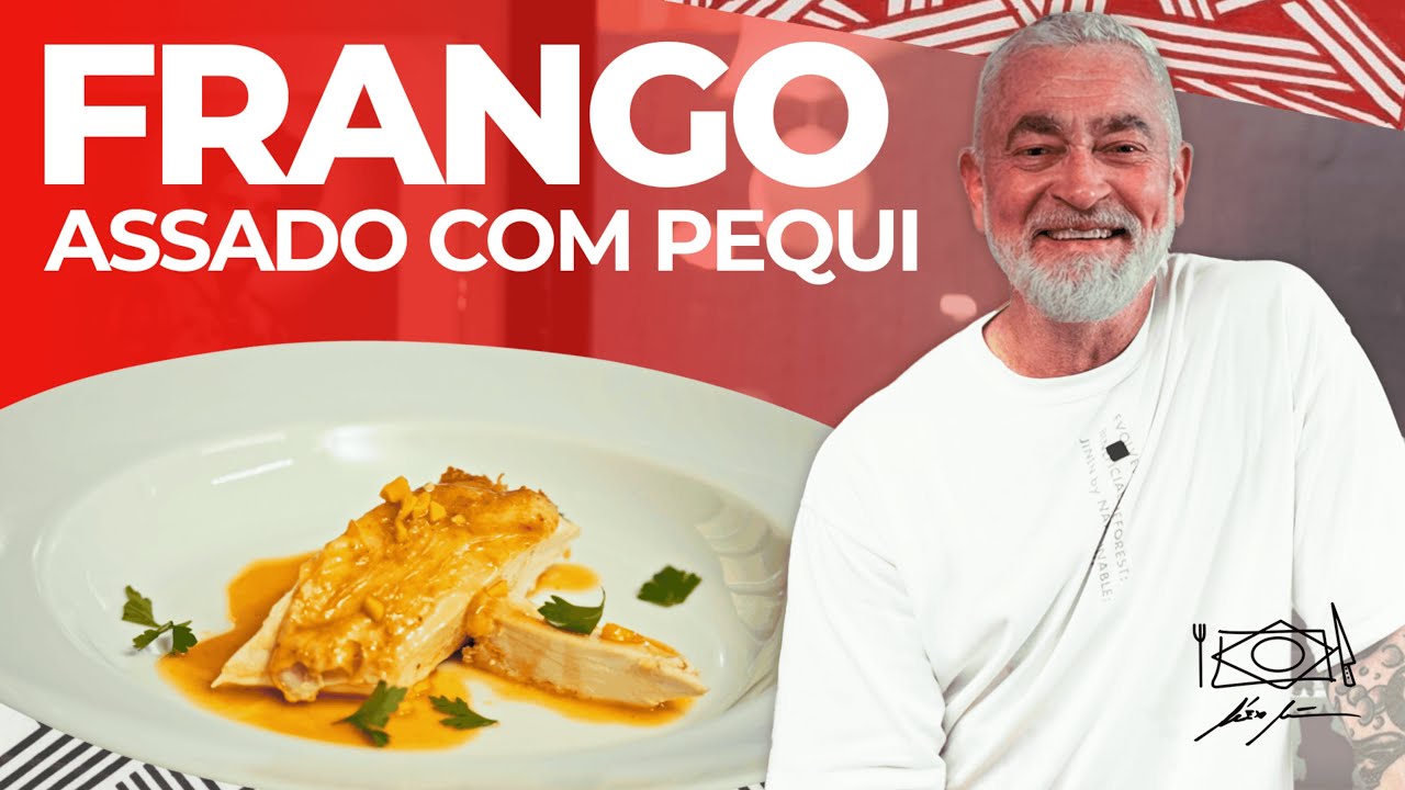 Peito de frango assado com pequi | Alex Atala