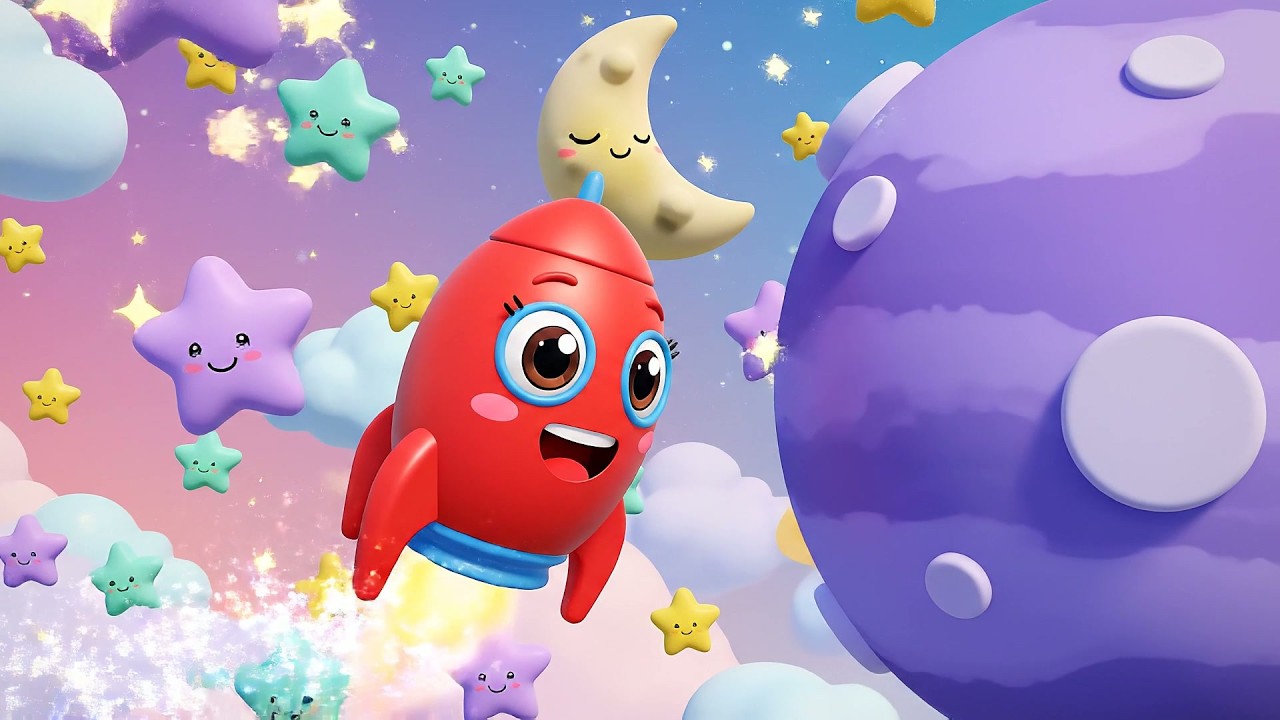 El Pequeño Cohete se Acerca Fiu Fiu Fiu | Canciones del Espacio y Aventuras Estelares