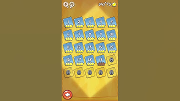 Cut the Rope Experiments 2-19 Shooting the Candy, 3Stars, Pic