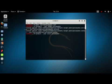 Как исправить проблему со звуком | Нет проблем со звуком в Kali Linux
