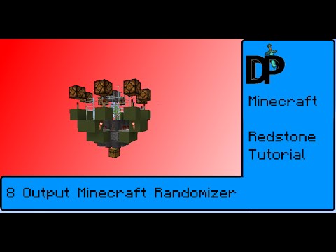 Minecraft: Simple 8 Output Randomizer: Tutorial