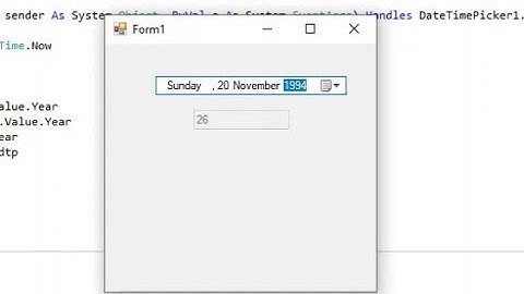Automatic compute Age using DateTimePicker in Vb.net