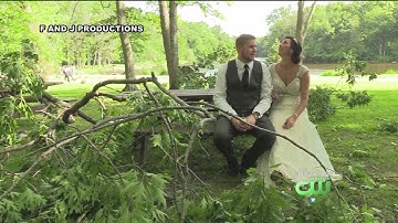 VIDEO: Wisconsin Newlyweds Nearly Hit By Falling Tree