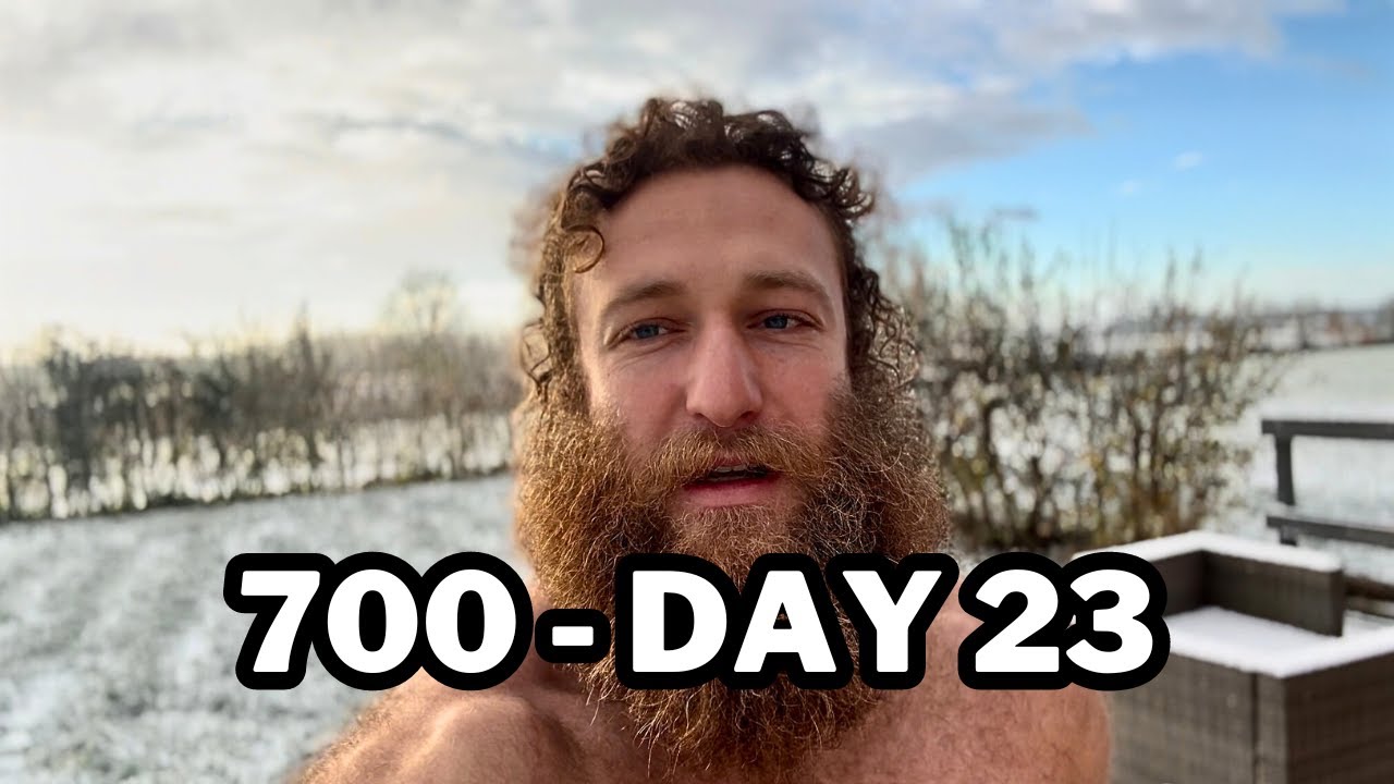 700 Day 23 Ice baths, saunas & cardio for strength (mini cut day 5