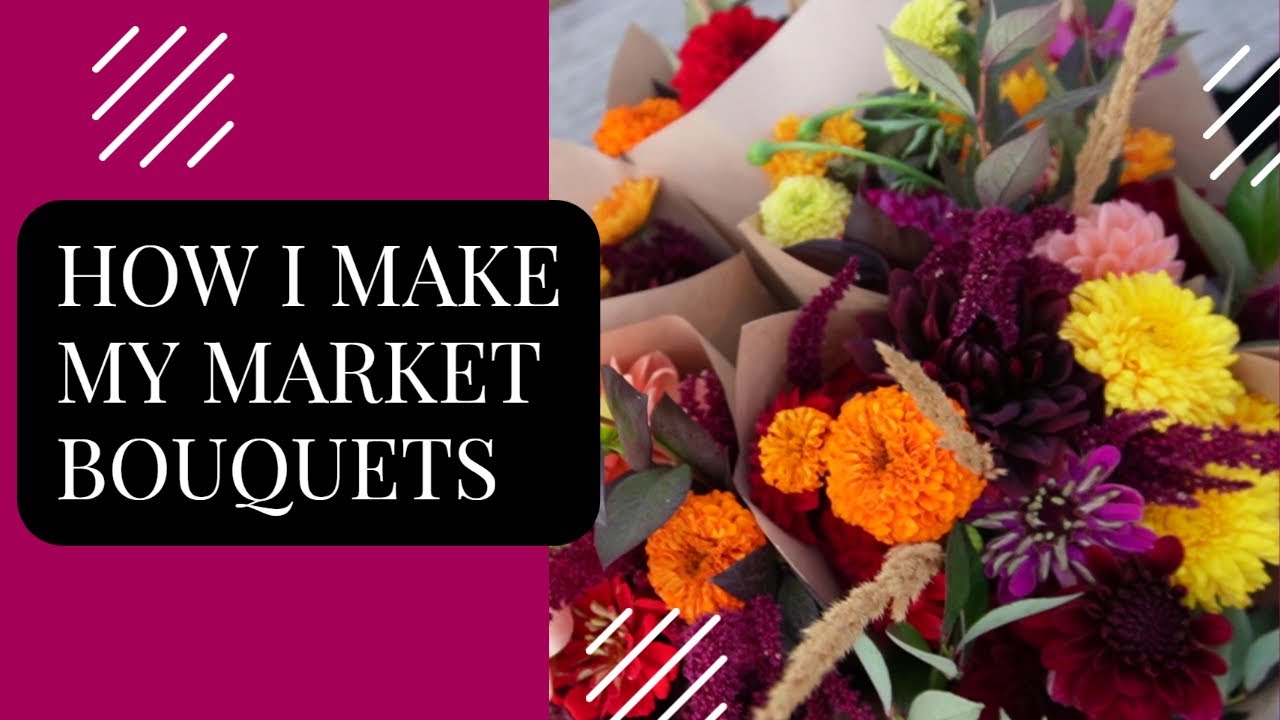 Как я делаю букеты для ярмарки | Как я упаковываю цветы в крафт-бумагу | Видеоблог об упаковке цв...