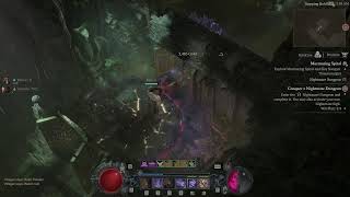 Diablo IV Hardcore  Back to where I was AGAIN, this time to finish campaign and not die lol.
