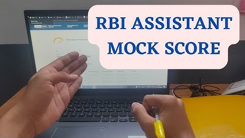 😑RBI ASSISTANT MOCK SCORE #practicemock