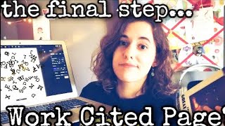 How to Make a Work Cited Page | Tips for High School and College Students