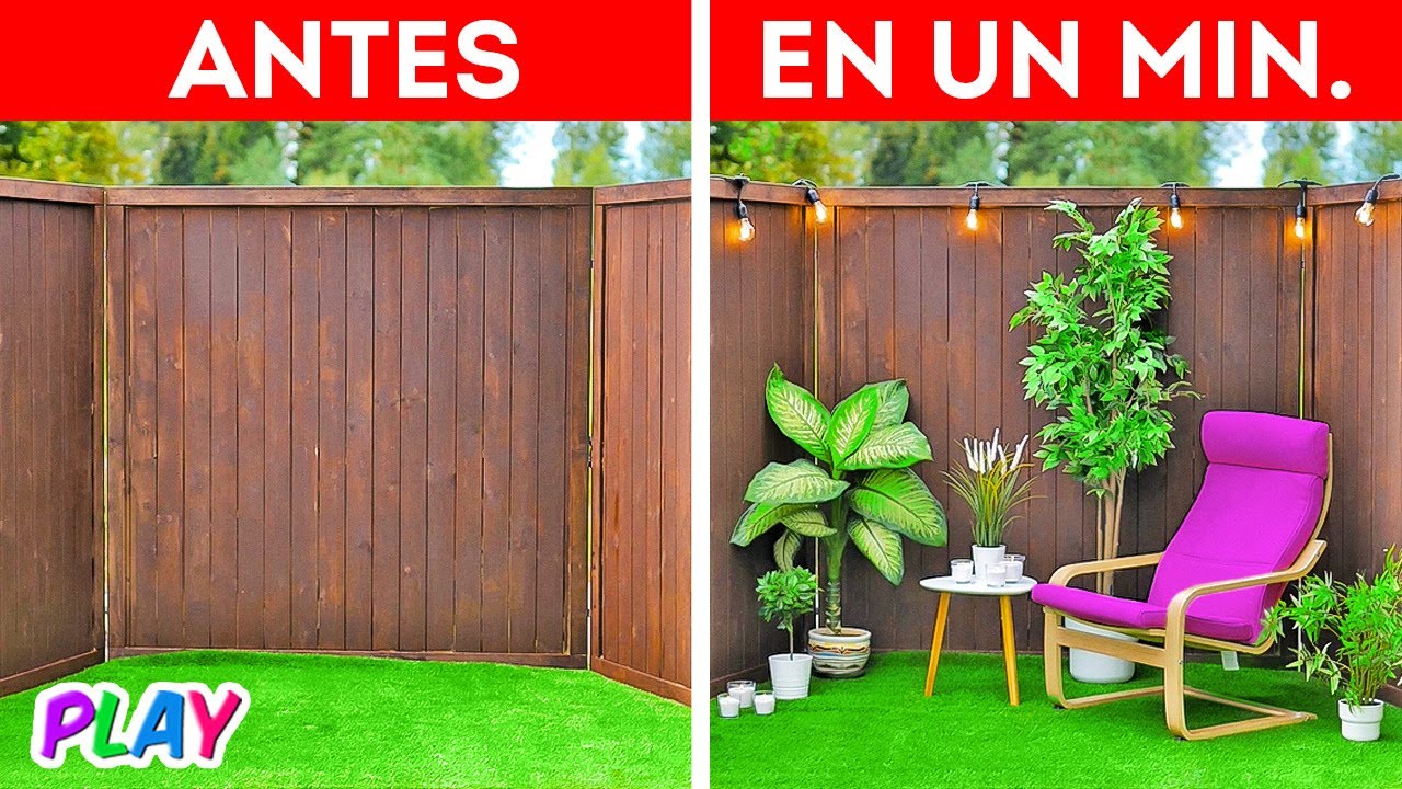 CÓMO TRANSFORMAR TU PATIO TRASERO CON POCO PRESUPUESTO YouTube