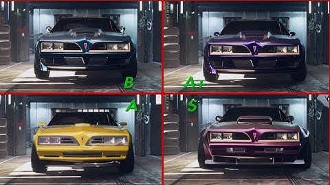 Need For Speed Unbound | B / A / A+ / and S class builds | Pontiac Firebird (1977)