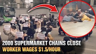 Download lagu Wealthy Chinese Ran Away, Famous Supermarket Chains Closed Many Stores, Shanghai 's Empty Streets