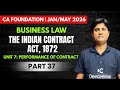 The Indian Contract Act, 1872 | Performance of Contract | January/May 2026 | Business Laws | Part 37