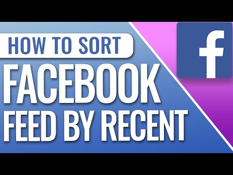 How To Sort Facebook Feed By Most Recent