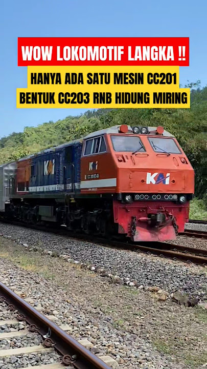 HOKI MESIN CC201 BENTUK CC203 RNB RANGKAIN MADIUN MASINIS RAMAH #keretaapi #train #shorts #trending