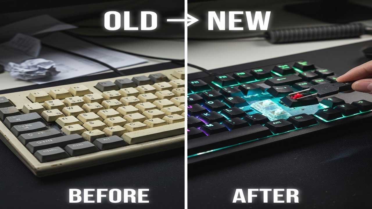 Outdated Keyboard I Upgraded My Old Keyboard — Best Mods & Performance Boost! - YouTube