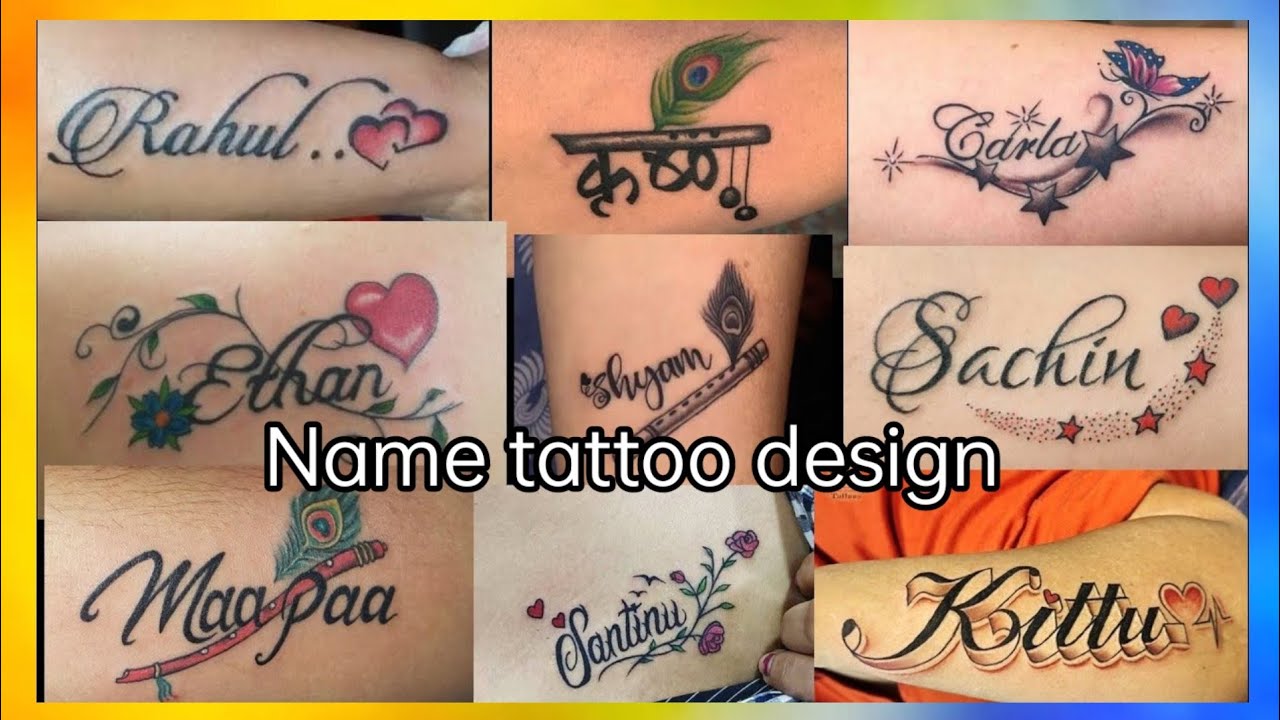 Bhagvati name tattoo design  Name tattoo idea  name tattoo designs  trending name tattoo designs in 2023  Name tattoo designs Tattoo designs Name  tattoo