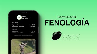 Nuevo apartado fenología App Cesens screenshot 2