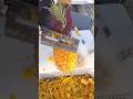 Peeling a Fresh Pineapple Quickly Using a Sharp Traditional Cutting Tool by Hand #shorts