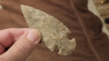 1504 - Heat Treated Quartzite-like TX Stone (Trash Flint) Flintknapping.