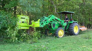 You've never seen a brush hog like this! Front Mount brush cutter for Your Tractor!