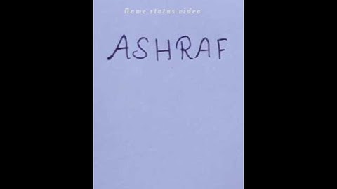 #Ashraf #namestatusvideos #status #shortvideo #viral #shorts