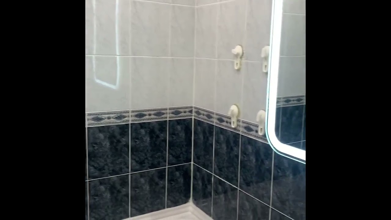 Косметический ремонт в ванной комнате своими руками - YouTube