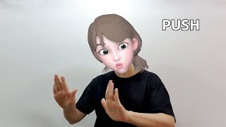 American Sign Language (ASL) Lesson: Opposite Actions | Push - Pull