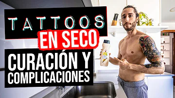 ¿Es mejor curar un tatuaje en seco?