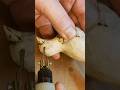 Whittling a Robin 9: wood burning details