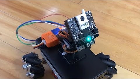 【Pixy2】色追跡メカナムホイールロボット【M5stickC】