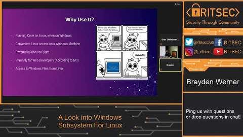 Windows Subsystem For Linux - Brayden W