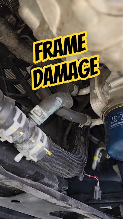 USED CARLOT HIDES FRAME DAMAGE #shorts #auto #mechanic
