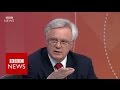 David davis british people will not be bullied  bbc news