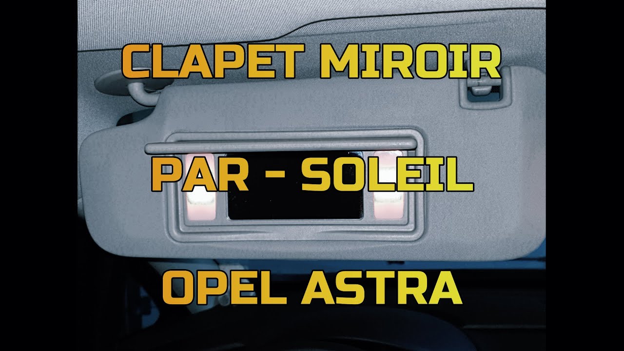 Réparation Clapet Soleil Astra 