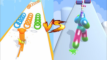 Blob Runner 3D VS Long Neck Run - Max Levels All Levels Gameplay Walkthrough Android, iOS NEW UPDATE