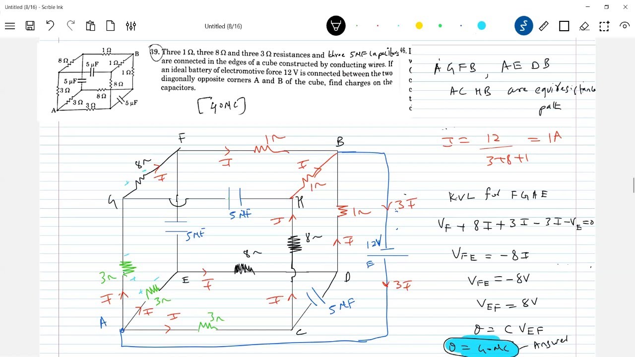 Numericals on RC CKTS