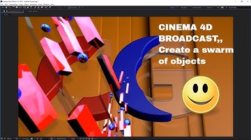 Create a swarm of objects