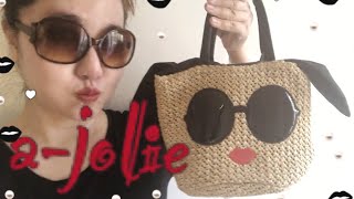 MOOK雑誌付録❤︎a-jolie（アジョリー）サングラス かごバッグで近所におでかけ