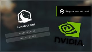 How to fix Nvidia not supporting games 2022 (Minecraft Lunar Client) screenshot 4