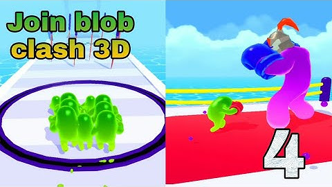 Join blob clash 3D ios & Android game walkthrough part-4
