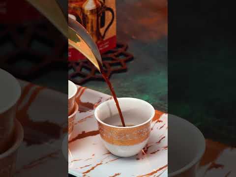 بعد الفطور فنجان القهوة العربية هو الفنجان المثالي بن الحموي قهوة عربية سريعة التحضي سلسلة المذاق