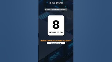 8 Hours to Go for AI Hackathon | Techcanvass