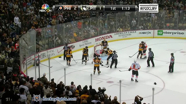 R.J. Umberger vs Simon Despres Oct 22, 2014