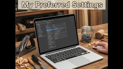 FreeCAD 1 01 My Preference Settings