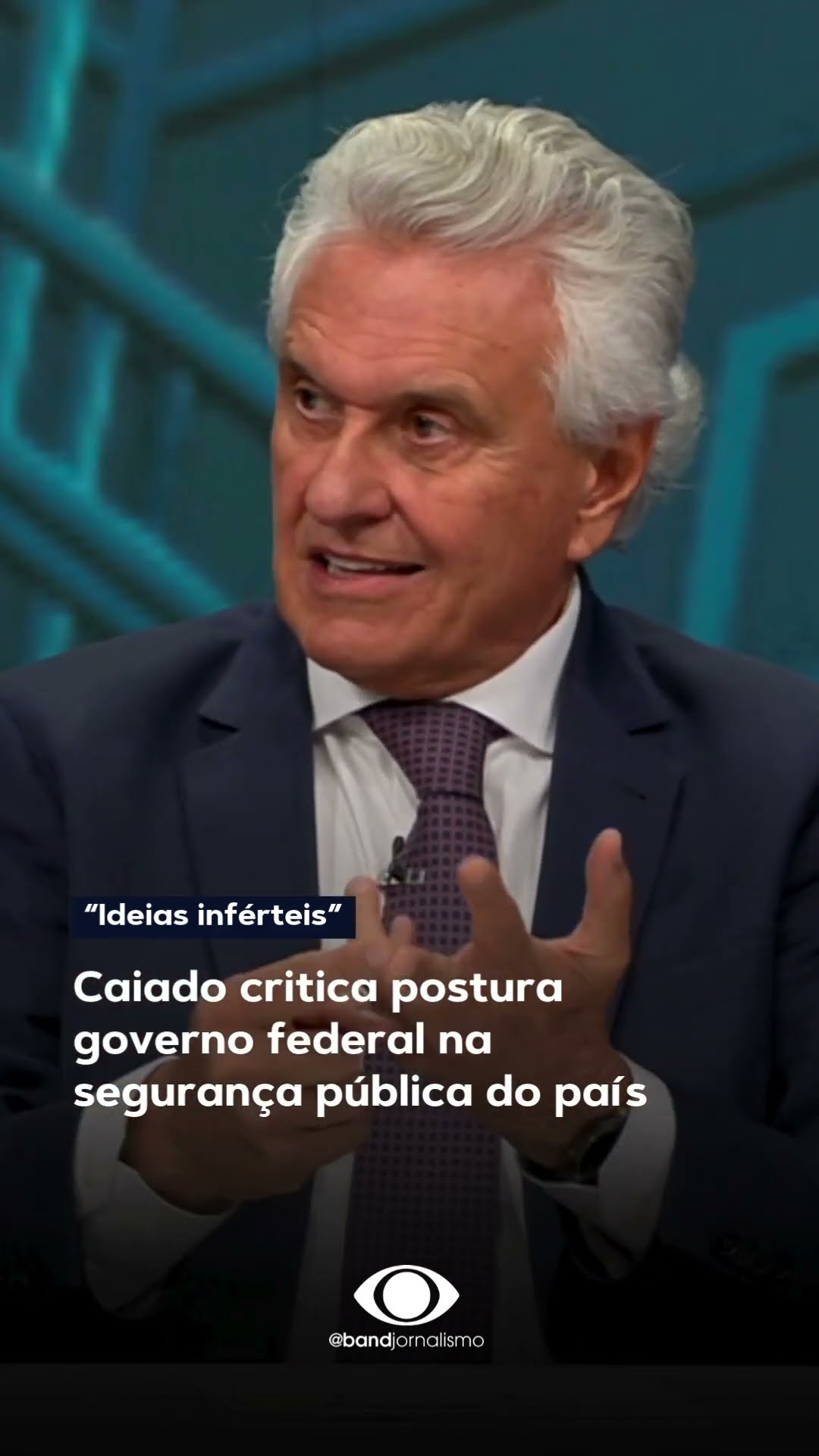 Caiado lista ações que competem ao governo federal na segurança #shorts