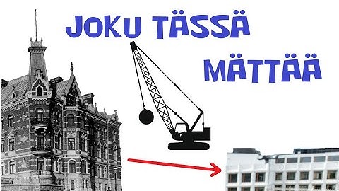 Joku tässä mättää